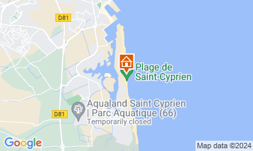 Karte Saint Cyprien Plage Appartement 82254