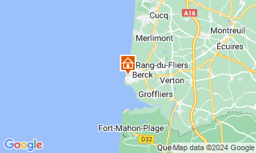 Karte Berck-Plage Ferienunterkunft auf dem Land 123245