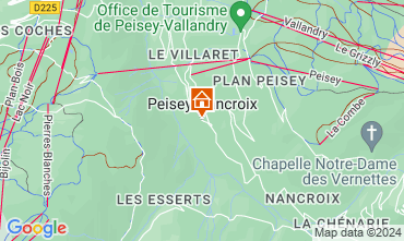 Karte Peisey-Vallandry Chalet 4758