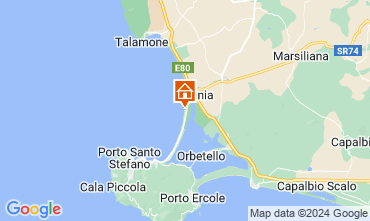 Karte Orbetello Villa 118931
