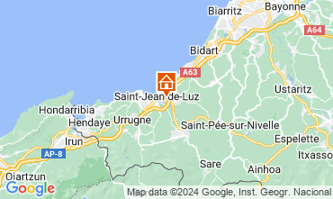 Karte Saint Jean de Luz Haus 122998