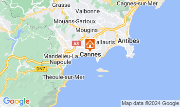 Karte Cannes Appartement 58684