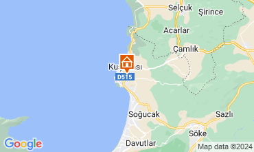 Karte Kusadasi Appartement 128031