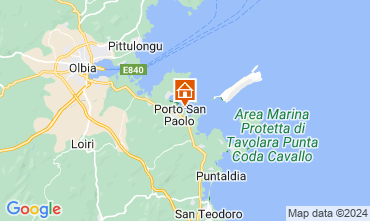 Karte Porto San Paolo Appartement 89434
