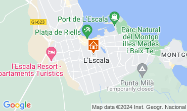 Karte L'Escala Villa 127465