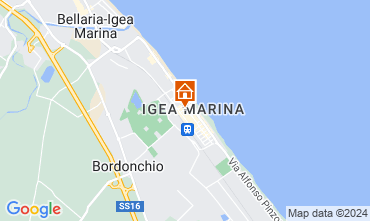 Karte Bellaria Igea Marina Appartement 64492