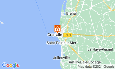 Karte Granville Appartement 126446