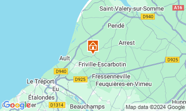 Karte Saint Valry sur Somme Ferienunterkunft auf dem Land 129151