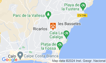 Karte Calpe Villa 128293