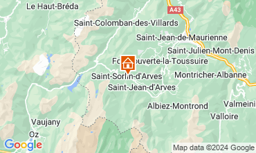 Karte Saint Sorlin d'Arves Appartement 39437