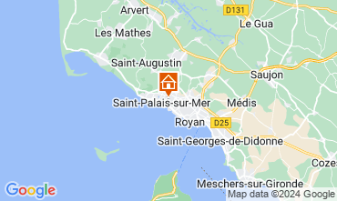 Karte Saint Palais sur Mer Mobil-Home 128468