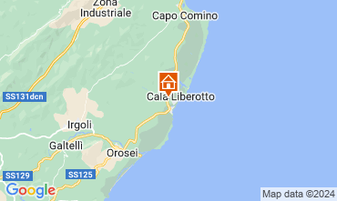 Karte Cala Liberotto Appartement 96082