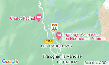 Karte Pralognan la Vanoise Chalet 44318