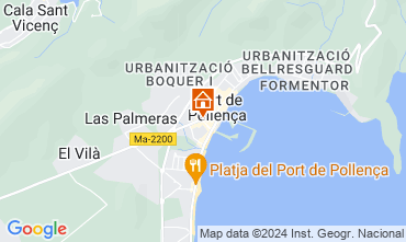 Karte Puerto Pollensa Appartement 69561
