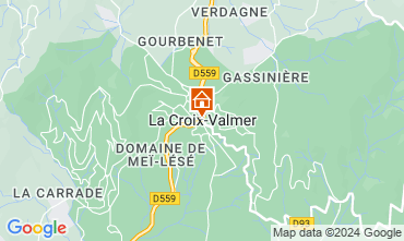 Karte La Croix Valmer Villa 62547