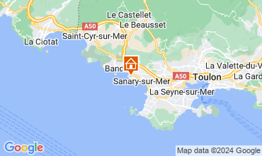 Karte Sanary-sur-Mer Appartement 128564