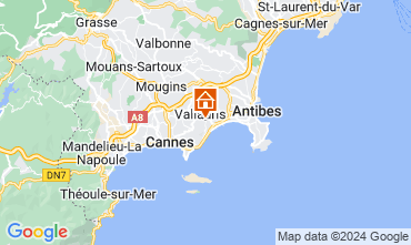 Karte Cannes Villa 122240