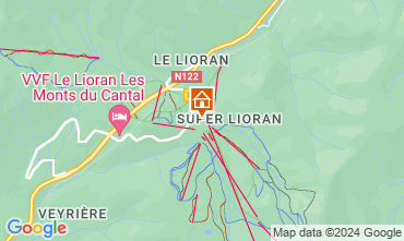 Karte Le Lioran Studio 115314
