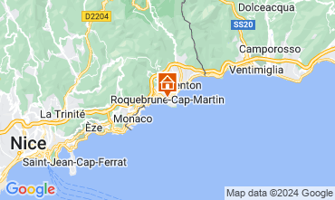 Karte Roquebrune Cap Martin Studio 94016