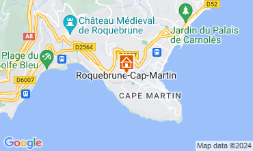 Karte Roquebrune Cap Martin Studio 94016