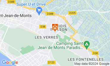 Karte Saint Jean de Monts Haus 128816