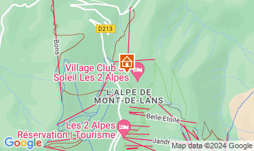 Karte Les 2 Alpes Appartement 1242