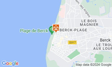 Karte Berck-Plage Studio 54608