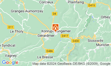 Karte Grardmer Chalet 4579