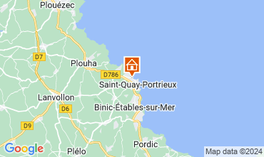 Karte Saint Quay Portrieux Appartement 128236