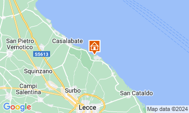 Karte Lecce Appartement 127495