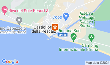 Karte Castiglione della Pescaia Appartement 71855