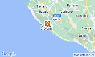 Karte Ugento - Torre San Giovanni Appartement 121699