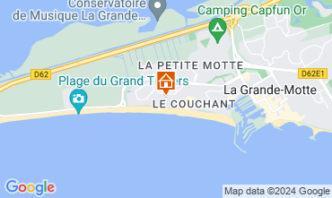 Karte La Grande Motte Studio 54670