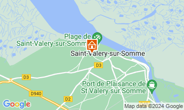 Karte Saint Valry sur Somme Ferienunterkunft auf dem Land 81455