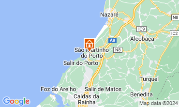 Karte So Martinho do Porto Villa 65634