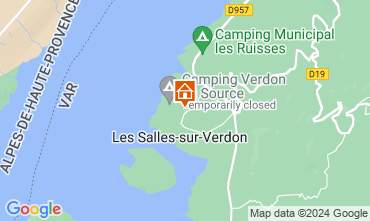 Karte Les Salles sur Verdon Appartement 77282