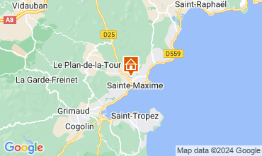 Karte Sainte Maxime Villa 100051