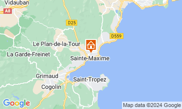Karte Sainte Maxime Haus 22491