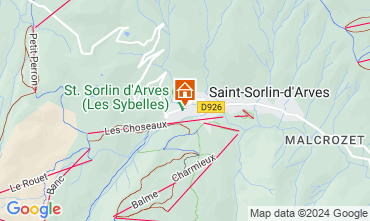 Karte Saint Sorlin d'Arves Chalet 2686