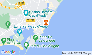 Karte Cap d'Agde Appartement 105870