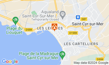 Karte Saint Cyr sur Mer Appartement 128402
