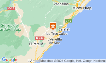 Karte L'Ametlla de Mar Villa 115532