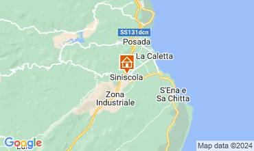 Karte Siniscola Appartement 96652