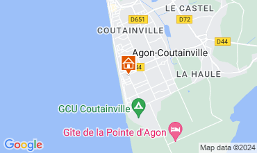Karte Agon-Coutainville Villa 15234
