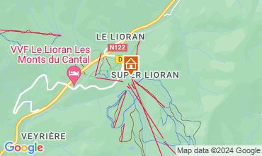 Karte Le Lioran Studio 50874
