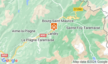 Karte Les Arcs Chalet 126216