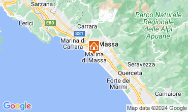 Karte Marina di Massa Appartement 45704