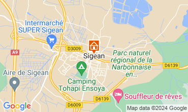 Karte Narbonne plage Mobil-Home 127195