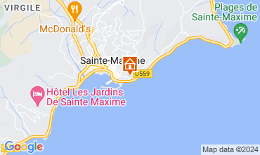 Karte Sainte Maxime Appartement 119527