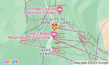 Karte Les 2 Alpes Appartement 26960
